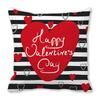 Home Decor Valentine'S Heart Love Wild Decorative Pillow Covers Pattern Cushion Cover Suitable For Sofa Bedroom Car Pillow Cover