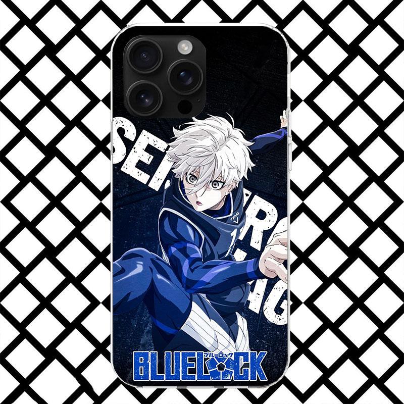 Custodia per Telefono Blue Lock Nagi Seishiro per iPhone 17 Air 16 16E 15 14 Plus 13 Mini 12 11 Pro Max 7 8 + SE 2020 Copertura Morbida Fundas 17
