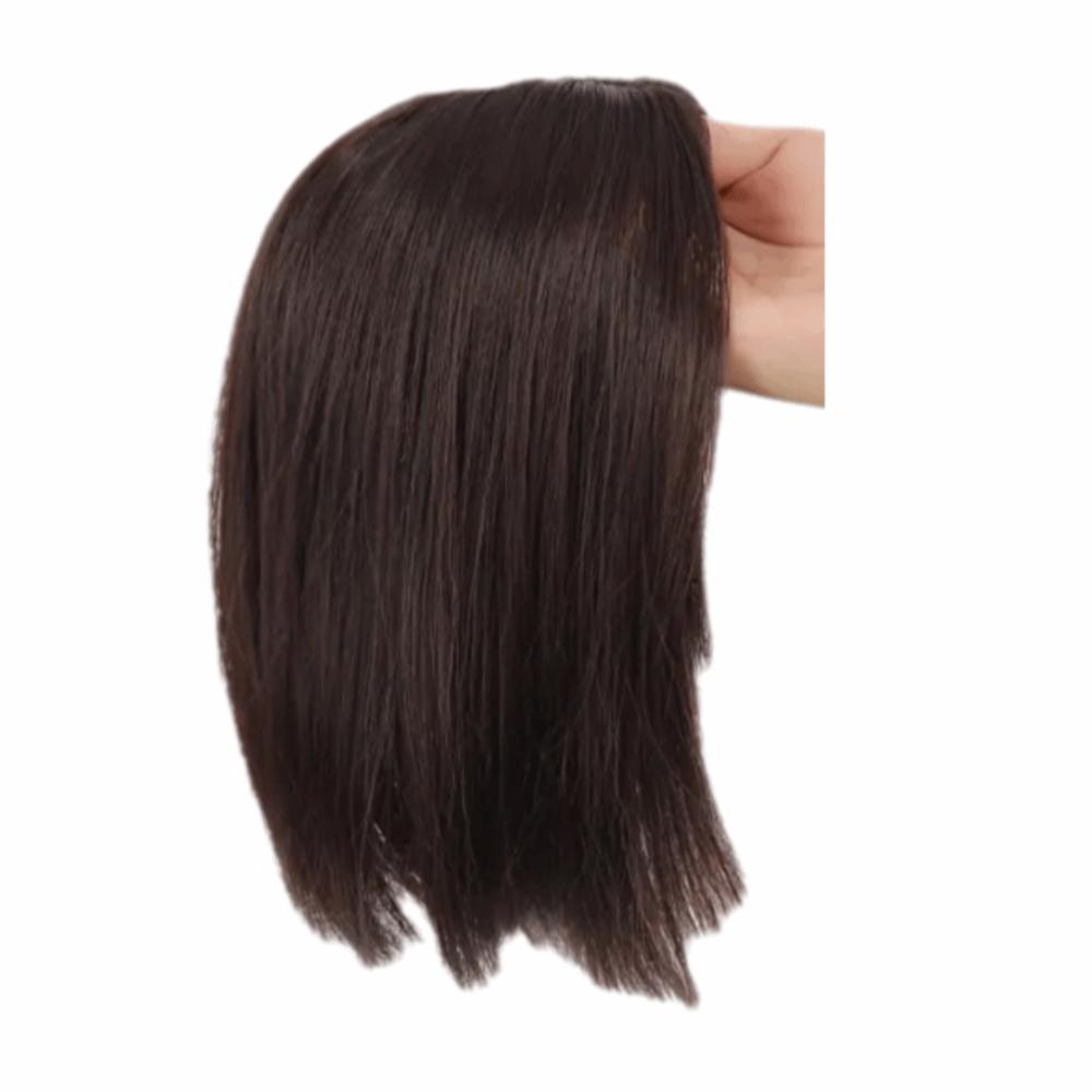 Middle Part Synthetic Hair Bangs Hair Extension Fringe Hair Pieces Cover White Hair & Hairline
