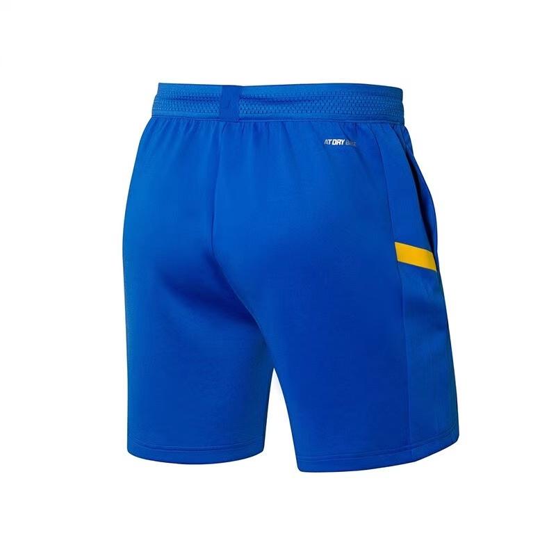 Li Ning Badminton Series Logo Print Comfortable Versatile Casual Sports Shorts Men Shorts Crystal-Blue AAPR009-3
