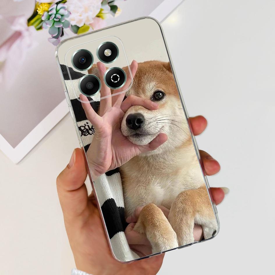 For Honor X6b 4G Case Popular Love Heart Cartoon Soft Silicone TPU Phone Cover For Honor X6b 2024 JDY-LX1 JDY-LX2 HonorX6b Coque