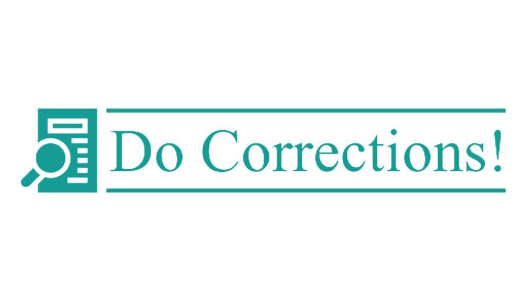 Printtoo Teacher's Stamp Do Correction! Self-Inking Stamp Rubber Stamp Remark for School Classroom & Homework Supplies,42x9 mm