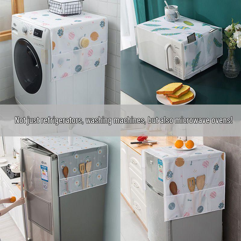 PEVA Waterproof Refrigerator & Washing Machine Dust Cover