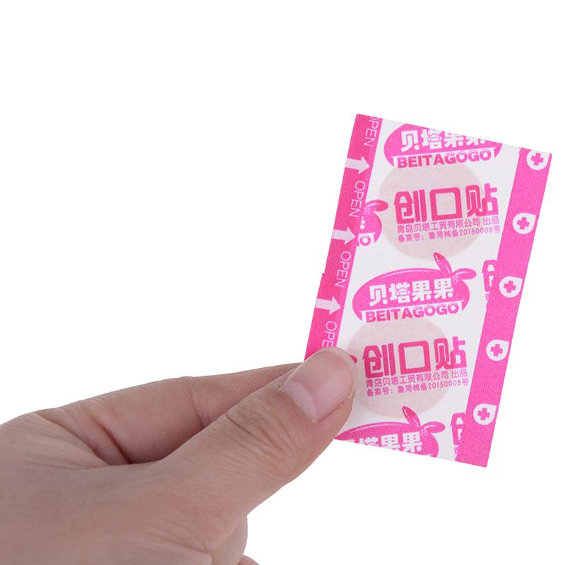 100ks/krabice Mini kulatý jednorázový lékařský adhezivní obvaz Náplast na rány
