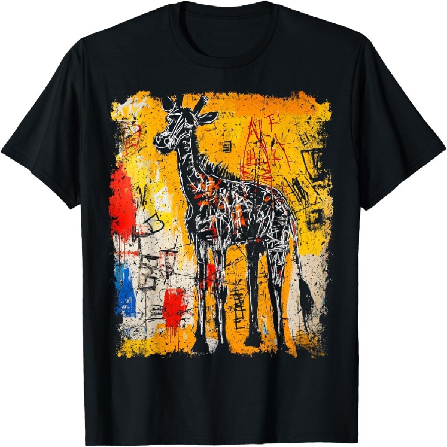 

Pop Art Style Giraffe 90s Graffiti T-Shirt XXXXXL різнокольоровий