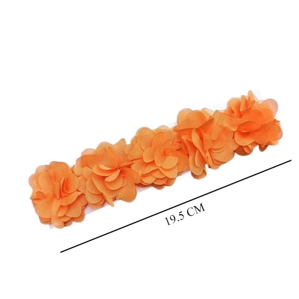 Chiffon Flower Baby Headband Elastic Hairband Soft Headwear  for Kids Children Newborn Toddler
