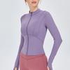 New Autumn And Winter Yoga Clothes For Women, Slim Fit And Slimming, Running Sports Jacket, Long Sleeved Fitness Top