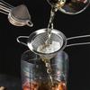 1PC Cocktail Strainer Stainless Steel Tea Strainers Conical Food Strainers Fine Mesh Strainer Practical Bar Strainer Tool Filter