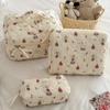 Cartoon Rabbit Makeup Bag Love Blue Skirt Bunny Cosmetic Bag Set Large Capacity Portable Travel Organizer Hand Washable Wash Bag