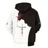Spring and Autumn Men's Plus Size Fashion Southwest Ethnic Style Comfortable Hoodie