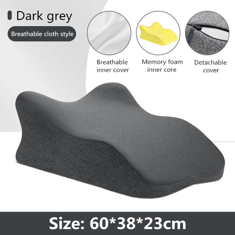 Подушка для сна, лежащая кровать, артефакт, многофункциональная, лежащая на животе, подушка для сна, играющая, играющая, играющая, играющая, играющая, играющая, играющая, лежащая на спине, подушка для телефона 60x38x23CM темно серый