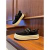 Autumn suede leather solid color comfortable low-top lightweight simple niche casual shoes tt