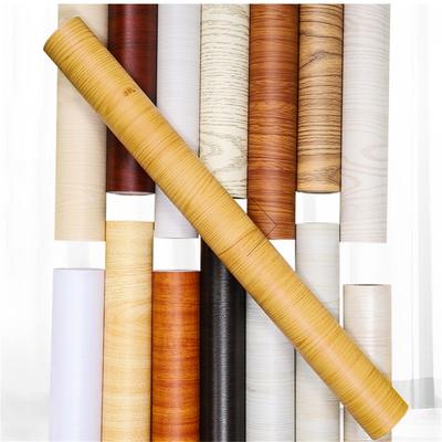 Tapet PVC cu aspect de lemn, lățime 40 cm, pentru ușă, dulap, masă, mobilă, autocolante autoadezive impermeabile, folie decor pentru casă