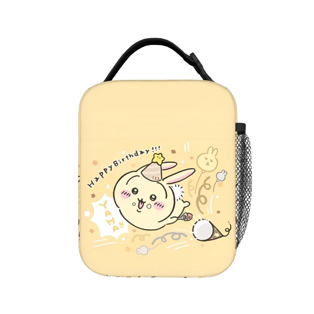 Cute Cartoon Manga Chiikawas Insulated Lunch Bags Leakproof Reusable Cooler Bag Tote Lunch Box Office Picnic Men Women