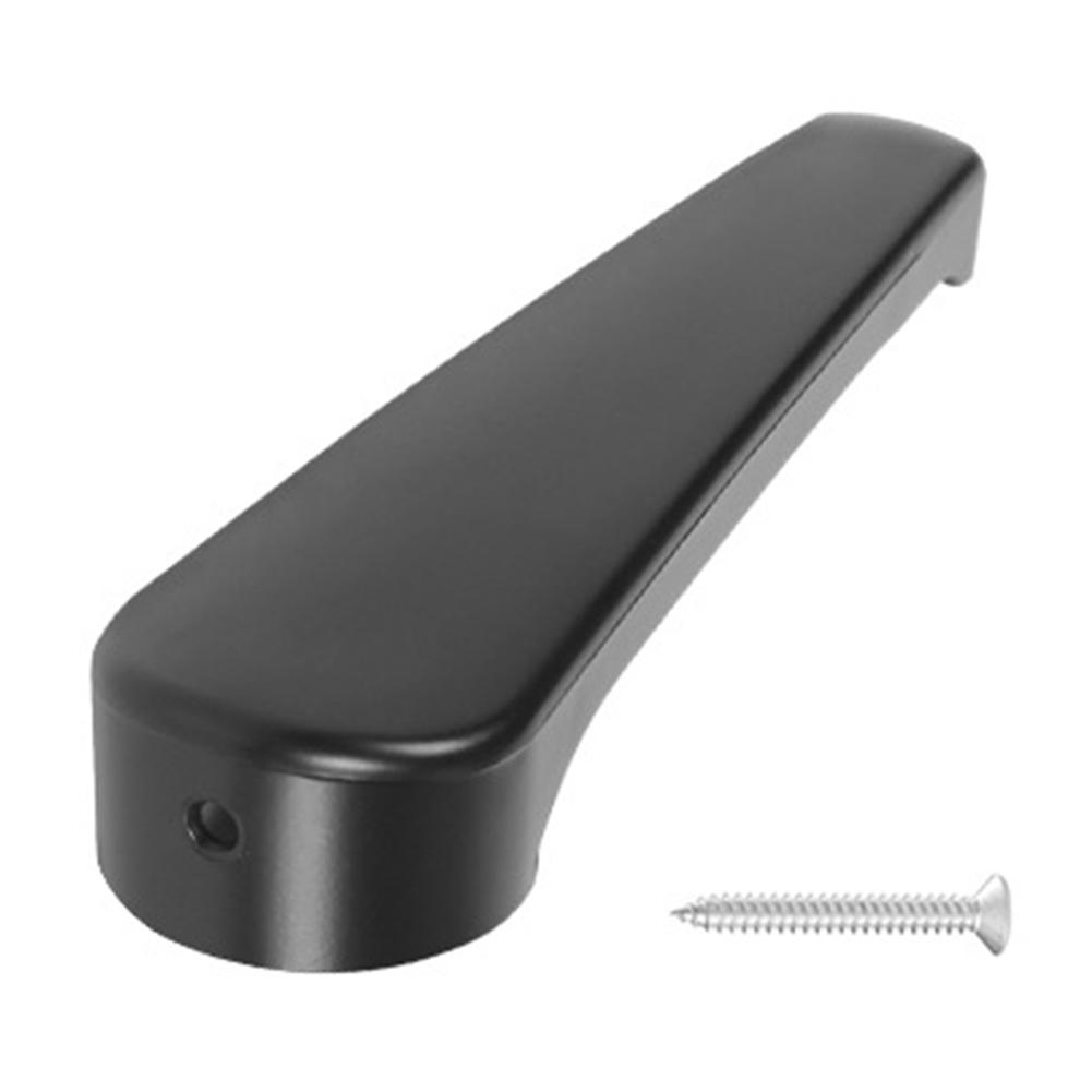 Door Handles Interior Doors Door Handle Silver/Black Plastic 7mm Hole For Caravan Bathroom Door Handle With Screw