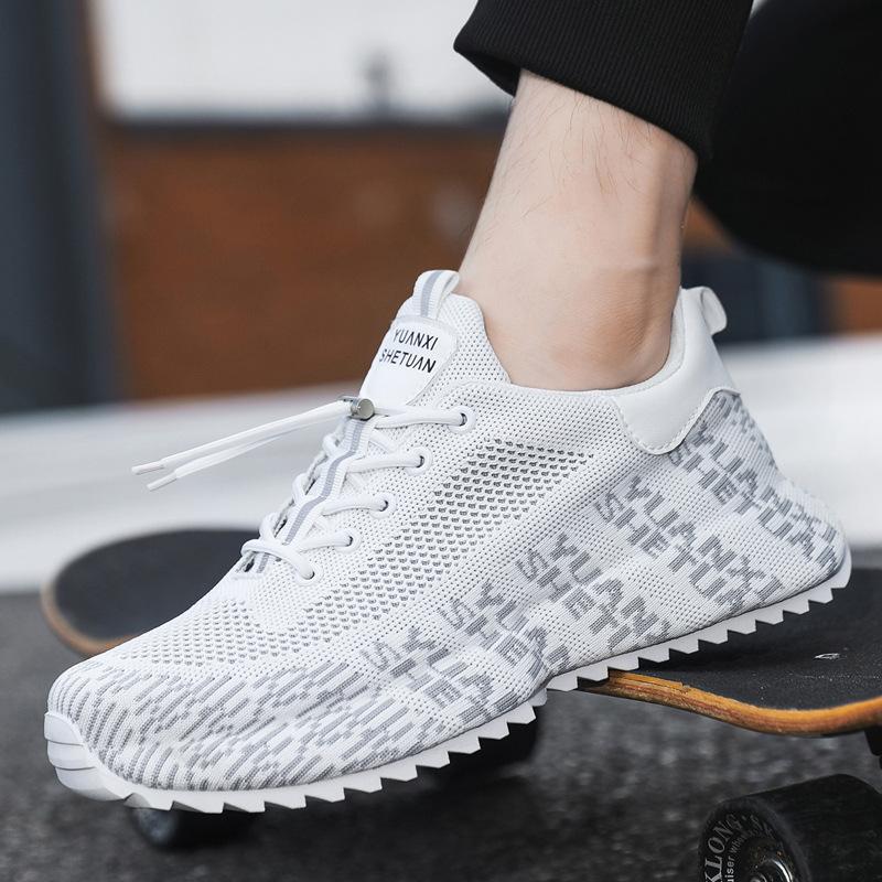 

Men s shoes summer new mesh breathable casual shoes men s versatile bag-soled shoes one-pedal lazy soft-soled sports shoes 44