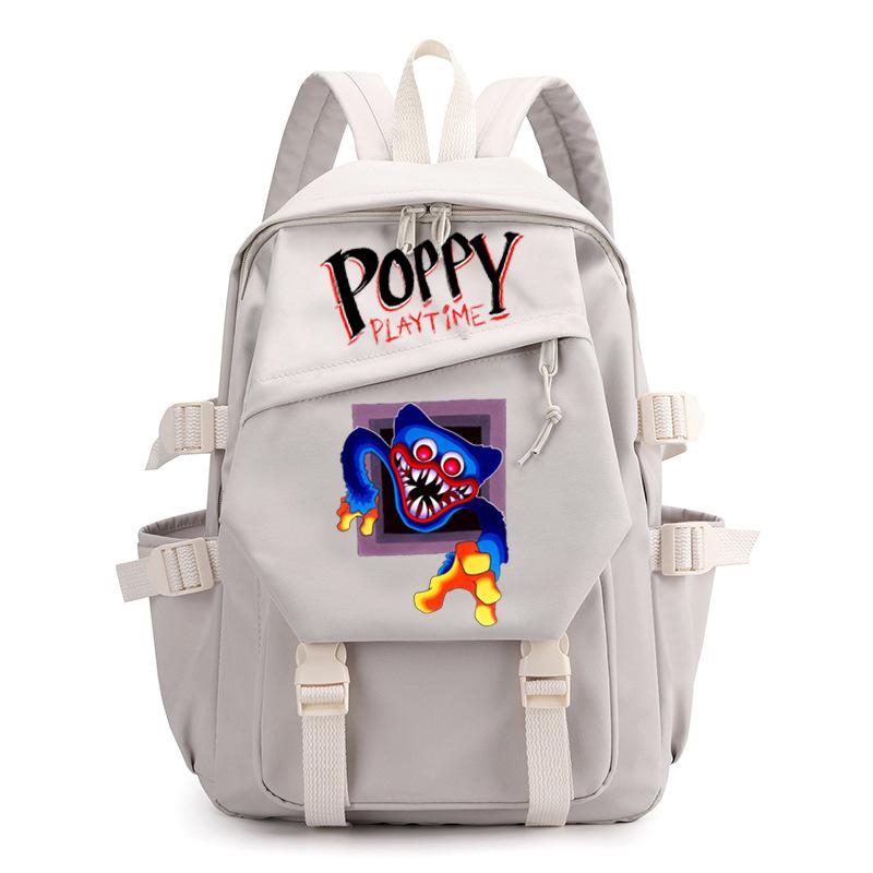 Poppy Waterproof Women's Backpack Girl Schoolbag Large Capacity Travel Leisure Shoulder Bag