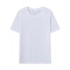 Unisex 190G Loose Ice Silk Cotton Short-Sleeve T-Shirt - Solid Color, Soft Basic Top