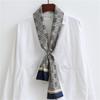 Korean Version of Spring and Summer Long Silk Scarves, Small Scarves, Scarves, Women's Versatile Printing Thin and Narrow Headbands Are Very Good Yao