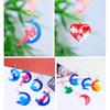 Silicone Earrings Mold Epoxy Resin Mould Jewelry Casting Tools Ear Adorments Molds for DIY Ear Drop Pendants Charm