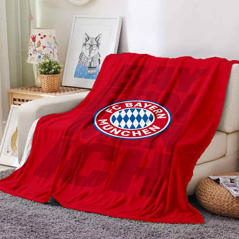 Fc Bayern München Blanket Soft & Cozy Perfect for Bed Picnics Seaside for All Seasons Modern Ideal Gift For Birthday Valentine'S Day