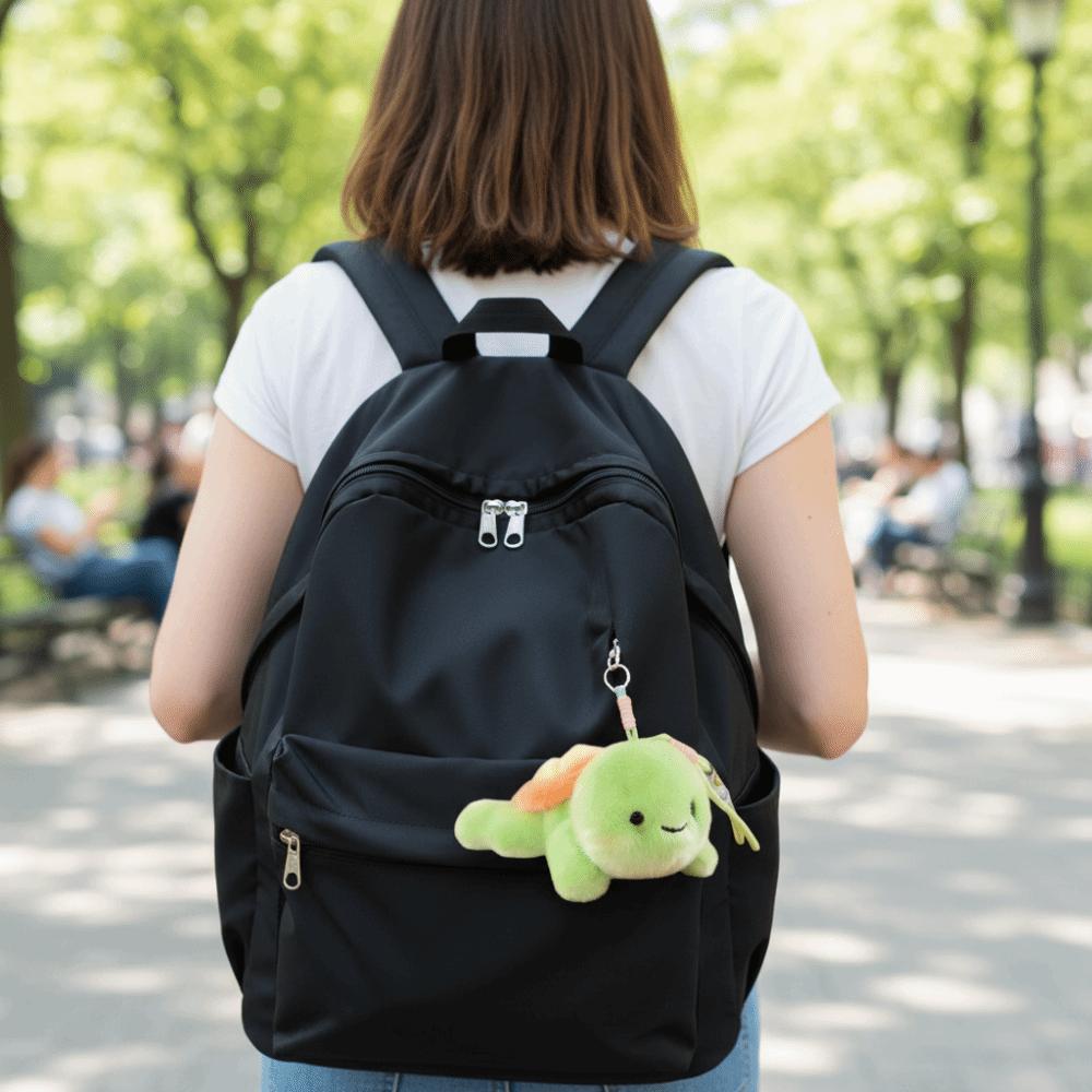 Watermelon Grape Turtle Plush Keychain PP Cotton Green Doll Key Ring Birthday Gift