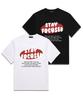 Ujeu Stay Focused Oversized Short Sleeve T-Shirt (Ds023) White