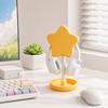 Cute Star Headphone Stand with Storage Tray, 3D Printed PLA Headset Hanger & Desk Organizer, Macaron Color Gaming Office Decor, Multi-Functional