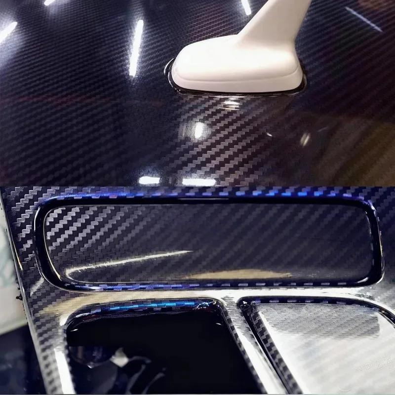 Waterproof Self-Adhesive Auto Styling Modification Glossy for Car Body Styling DIY 6D Carbon Fiber Vinyl Wrap Car Sticker Film