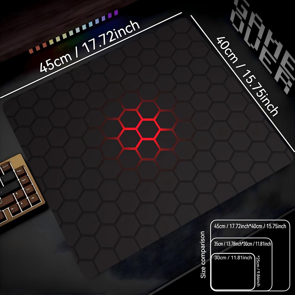 500X500 Hexagon Gaming Mouse Pad Computer Laptop Rubber Mousepad for PC Gamer Desktop Decoration Mouse Mat Deskmat Rug