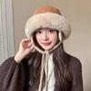 Thick Bomber Hat Windproof Ski Russian Cap Outdoors Ushanka Fur Hat  for Men Women