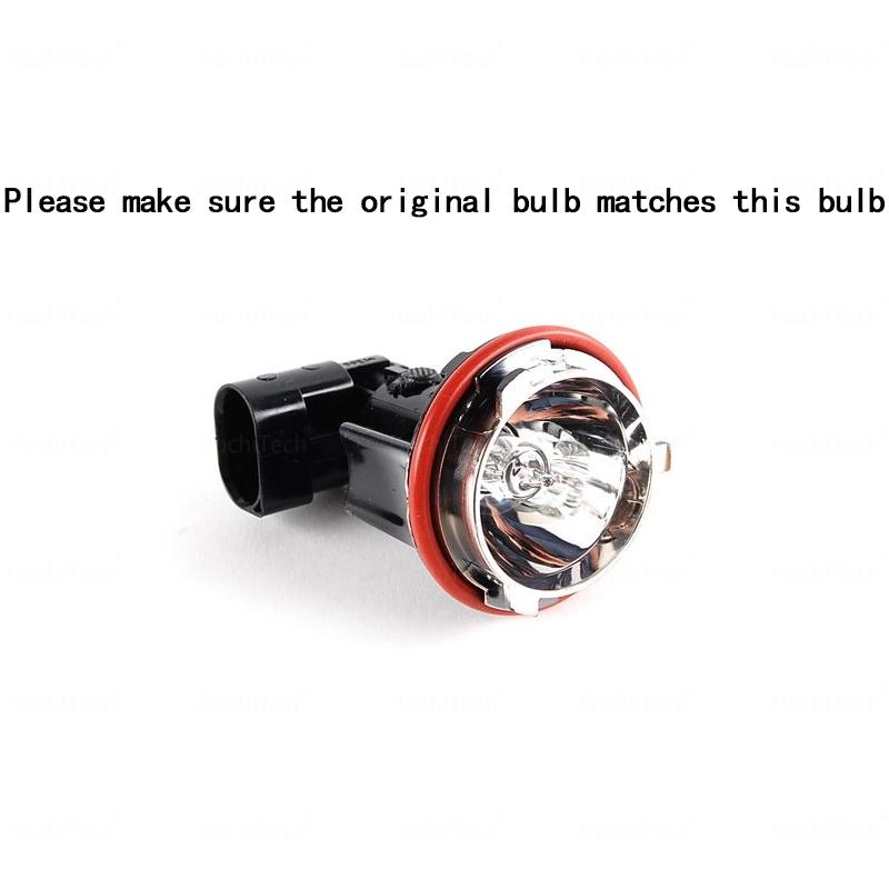 For BMW E87 E39 M5 E60 E61 E63 E64 M6 E65 E66 E83 X3 E53 X5 2000-2008 White Bright 20W LED Angel Eyes Marker Lights Bulbs Lamp