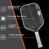 16mm Carbon Pickleball Paddle, 4th Gen Honeycomb Shock Absorbing Tournament Racket