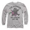 Sesame Street Unisex Adult Problems Heather Long-Sleeved T-Shirt