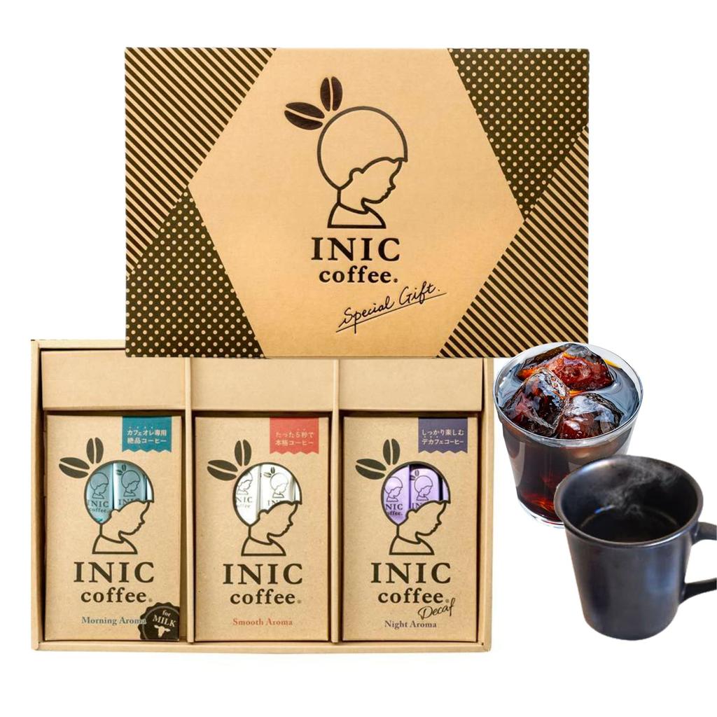 INIC coffee coffee gift best powdered taste used by the barista 3-flavor [The coffee] [The world's champions]