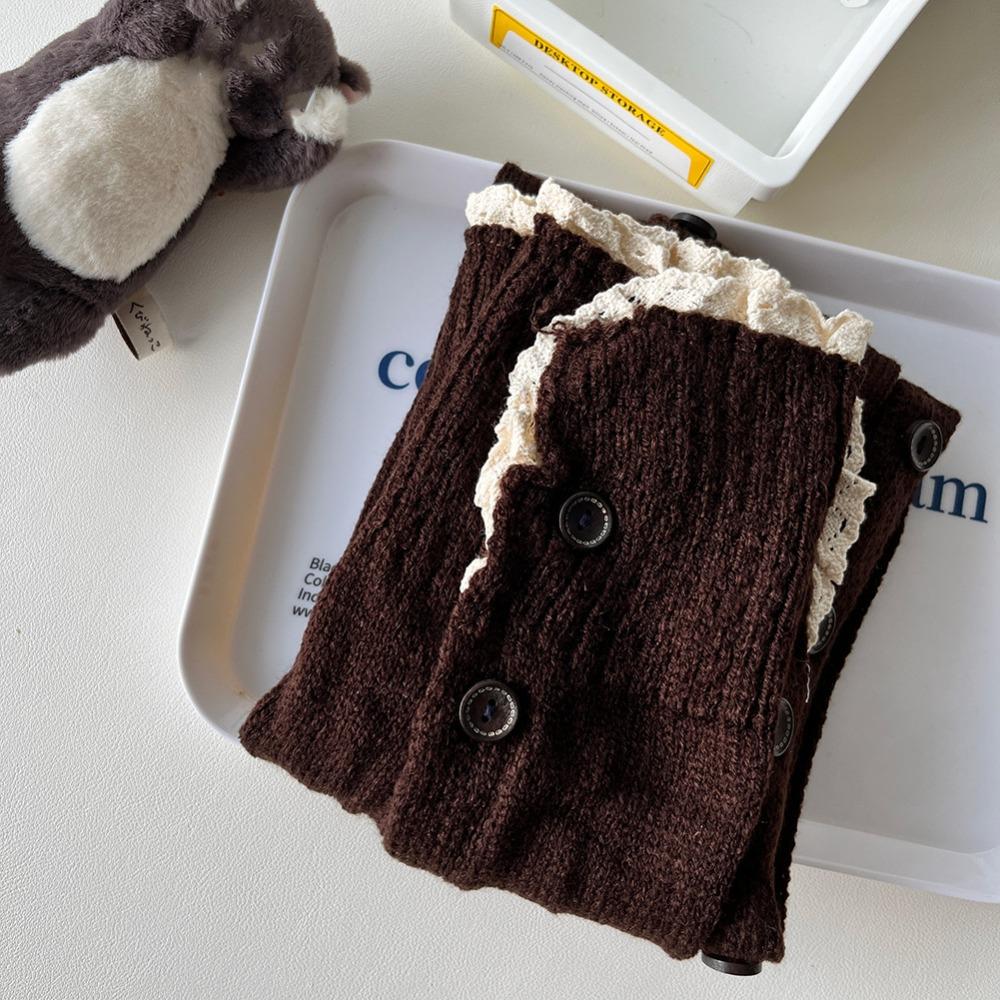 Lolita JK Y2K Leg Warmers Harajuku Boots Cover Sweet Long Tube Stockings Women