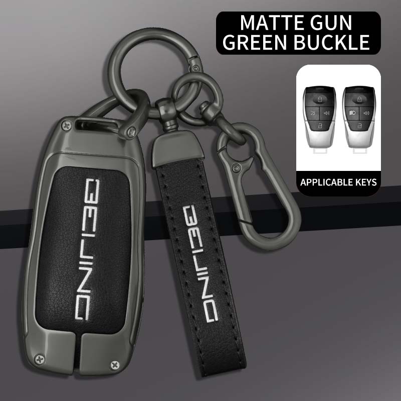 

Zinc Alloy Car Key Case Cover For Baic X55 X35 X75 Ii Evo 5 Beijing Bj40 Bj80 U7 X7 Protector Key Shell Car Accessories