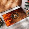 Tappeto in Velluto di Cristallo con Stampa Calcio Hull City, Comodo Assorbente d'Acqua Antiscivolo Tappeto per Pavimento Interno