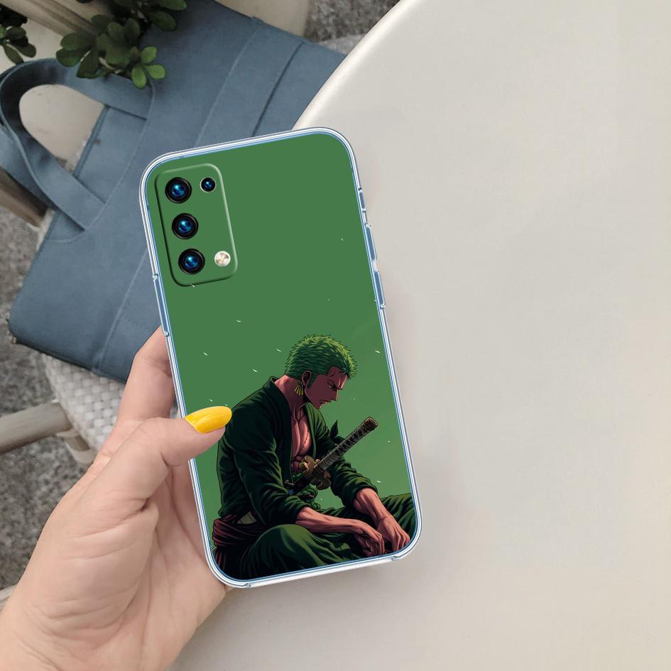 One Piece Zoro Soft Shell Transparent Phone Case for Motorola Moto Edge 20 30 40 50 S30 Fusion Ultra Pro Neo Lite + G200 G23