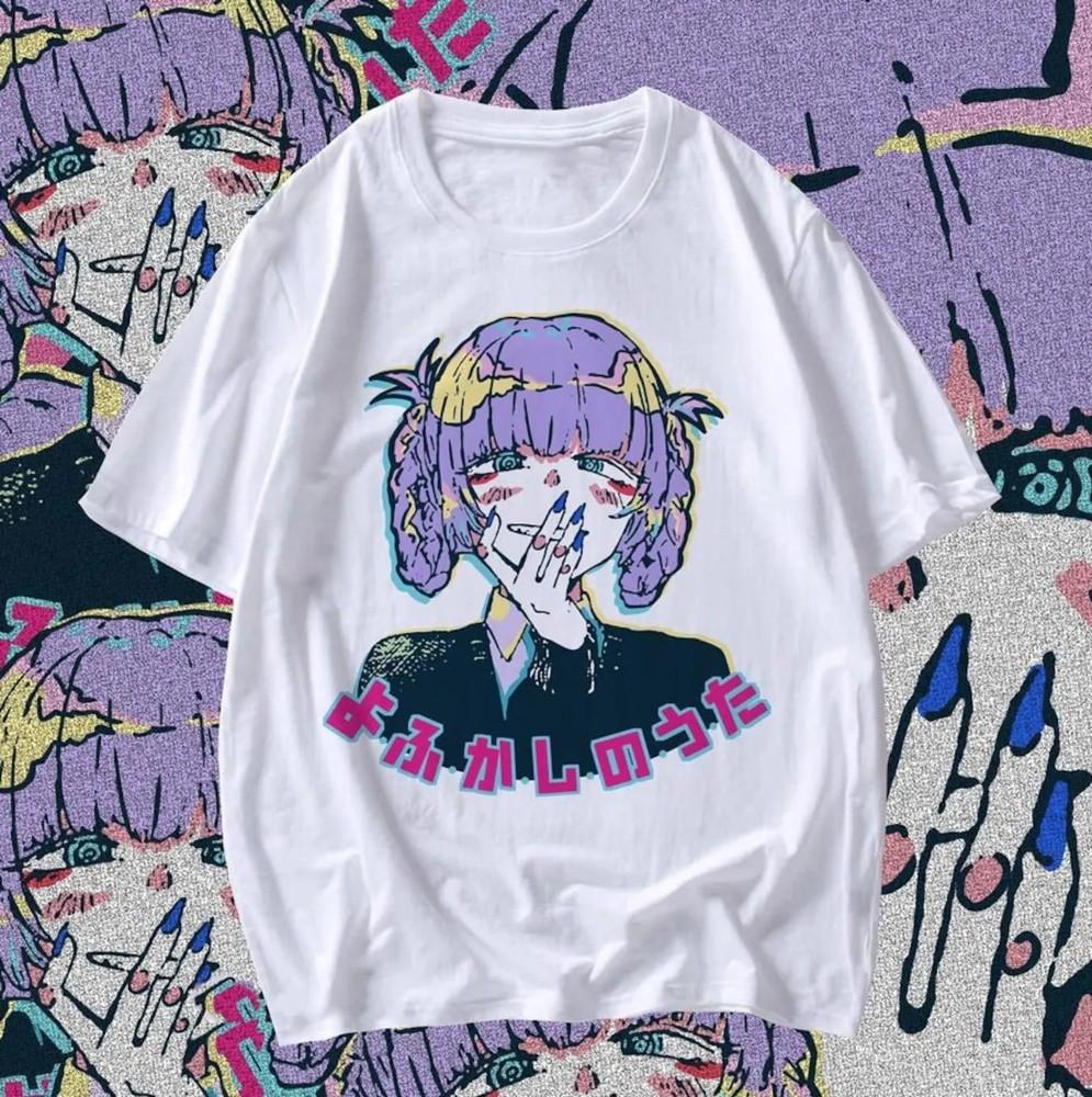 

Nazuna Yofukashi No Uta T-Shirt, Unisex Tee, Anime Graphic Tee, Japanese Otaku S