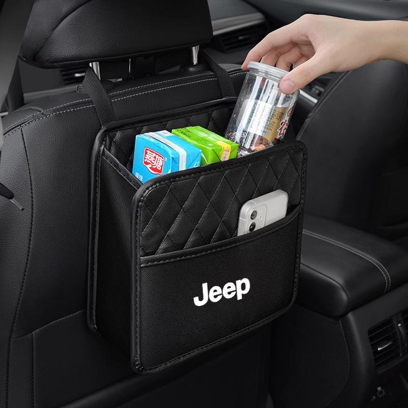 Car Backseat Storage Box Auto Organizer Protector Hanging Travel Hanger Storage Bag For Jeep Renegade Wrangler JL JK Gladiator