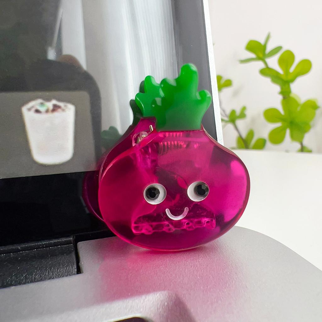 1ks Módní acetátová deska Niche Zeleninová série Kreslený Roztomilý Malé Sponky Ofina do strany Rozbitá Sponka do vlasů