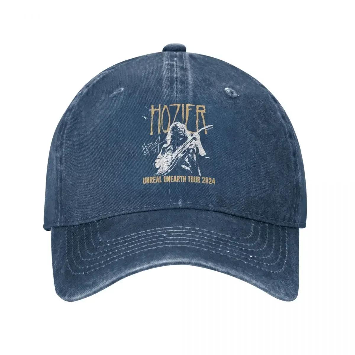 

Hozier Unreal Unearth Tour Baseball Cap Casual Distressed Denim Washed Dad Hat for Unisex Women Outdoor All Seasons Travel