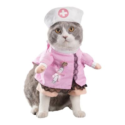 Einfach zu tragen Halloween Haustierkostüm Weicher Stoff Lustige Hund Cosplay Kleidung Haustierbedarf Uniform Kätzchen Welpen Kostüm