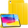 New Tri-fold Soft TPU PU Leather Tablet Case for iPad 10.9" 2022 - Lightweight Folio Stand with Pencil Holder-Auto Sleep/Wake