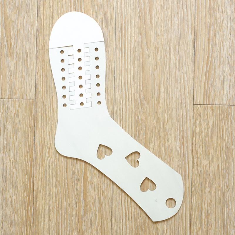 Pack of 6 Sock Blocking Molds for Knitting Applications and Effective Presentation Solution Craft Display Accessories