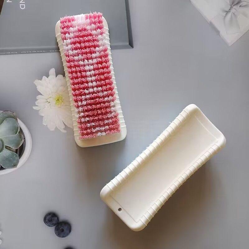 High End Laundry Household Specific Brush, Thickened and Non Shedding Board Brush, Laundry Square Brush