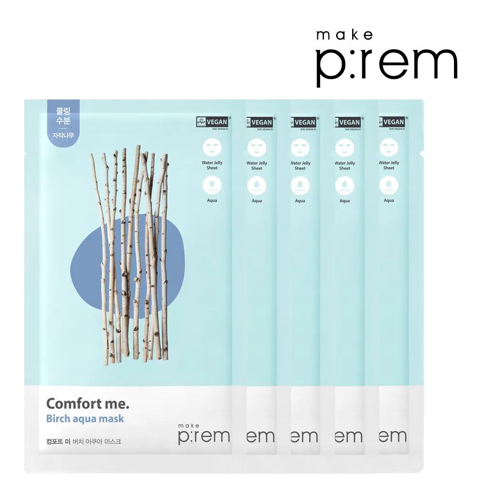

Make P:REM Comfort Me Birch Aqua Mask 5 Sheets