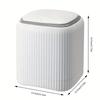 Non-slip Plastic Wastebasket Press Type Paper Waste Bin Creative Desktop Trash Can  Bedroom