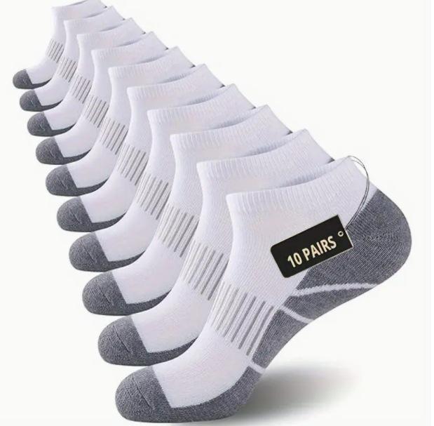 Men s Non-Slip Sweat-Absorbing Basketball Socks - Black/White/Gray (Large Size) Standard